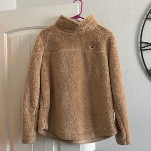 Vineyard Vines Tan Fleece Sweater
